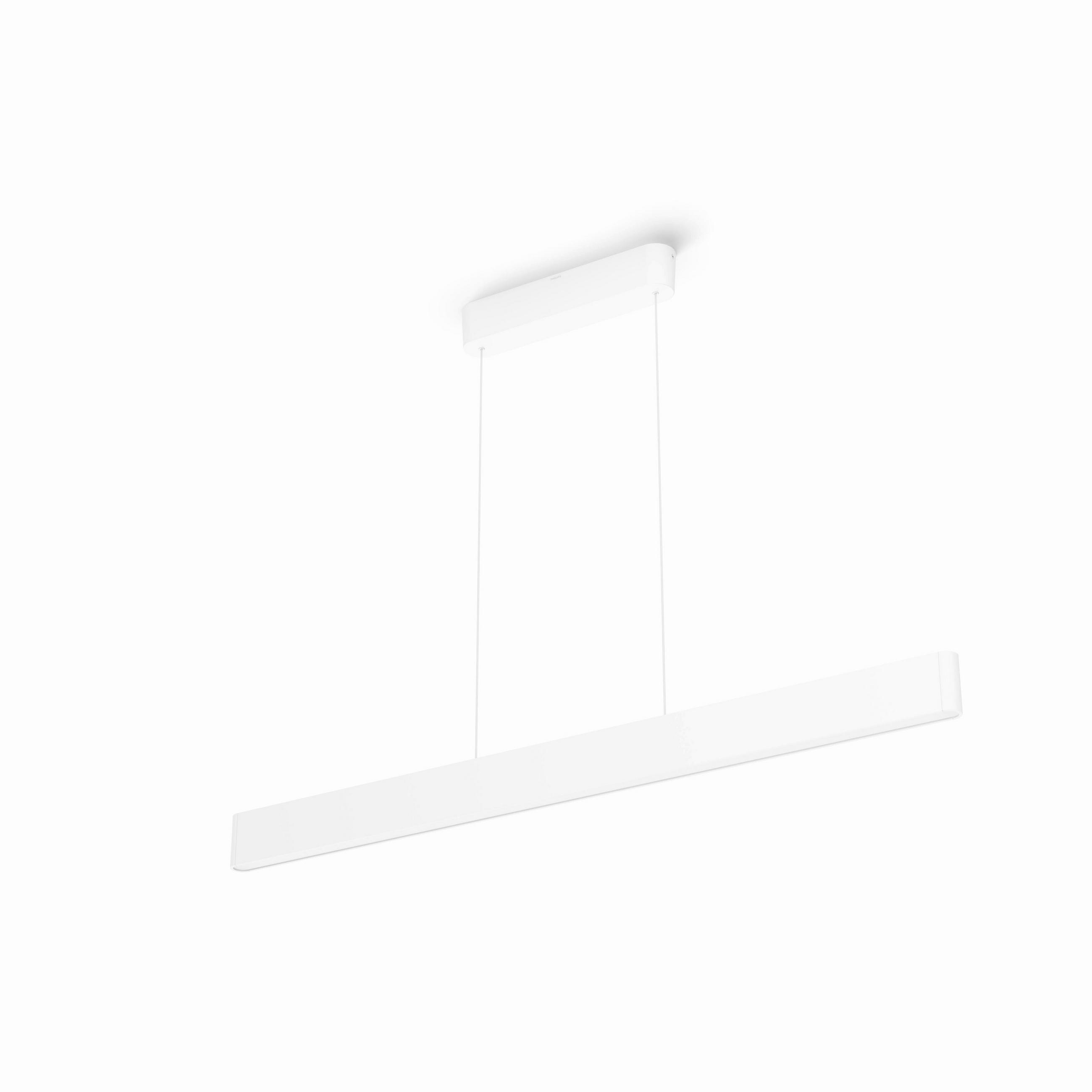 LED-HÄNGELEUCHTE 129,8/4/9 cm    - Weiss, Design, Kunststoff/Metall (129,8/4/9cm) - Philips HUE
