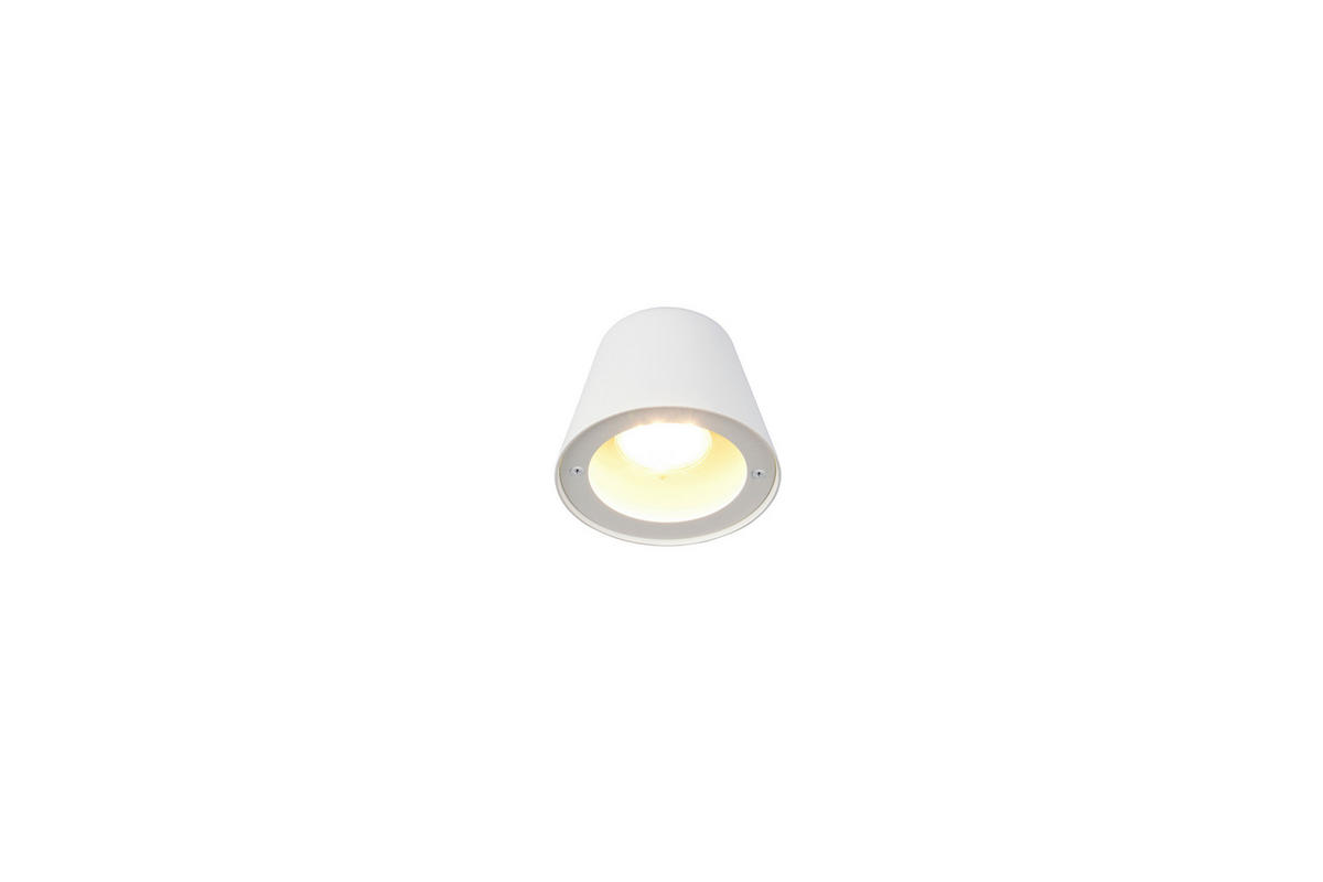 AUßENWANDLEUCHTE Beni 11.5/11/14.5 cm  - Klar/Weiß, Design, Glas/Metall (11.5/11/14.5cm) - Trio Leuchten