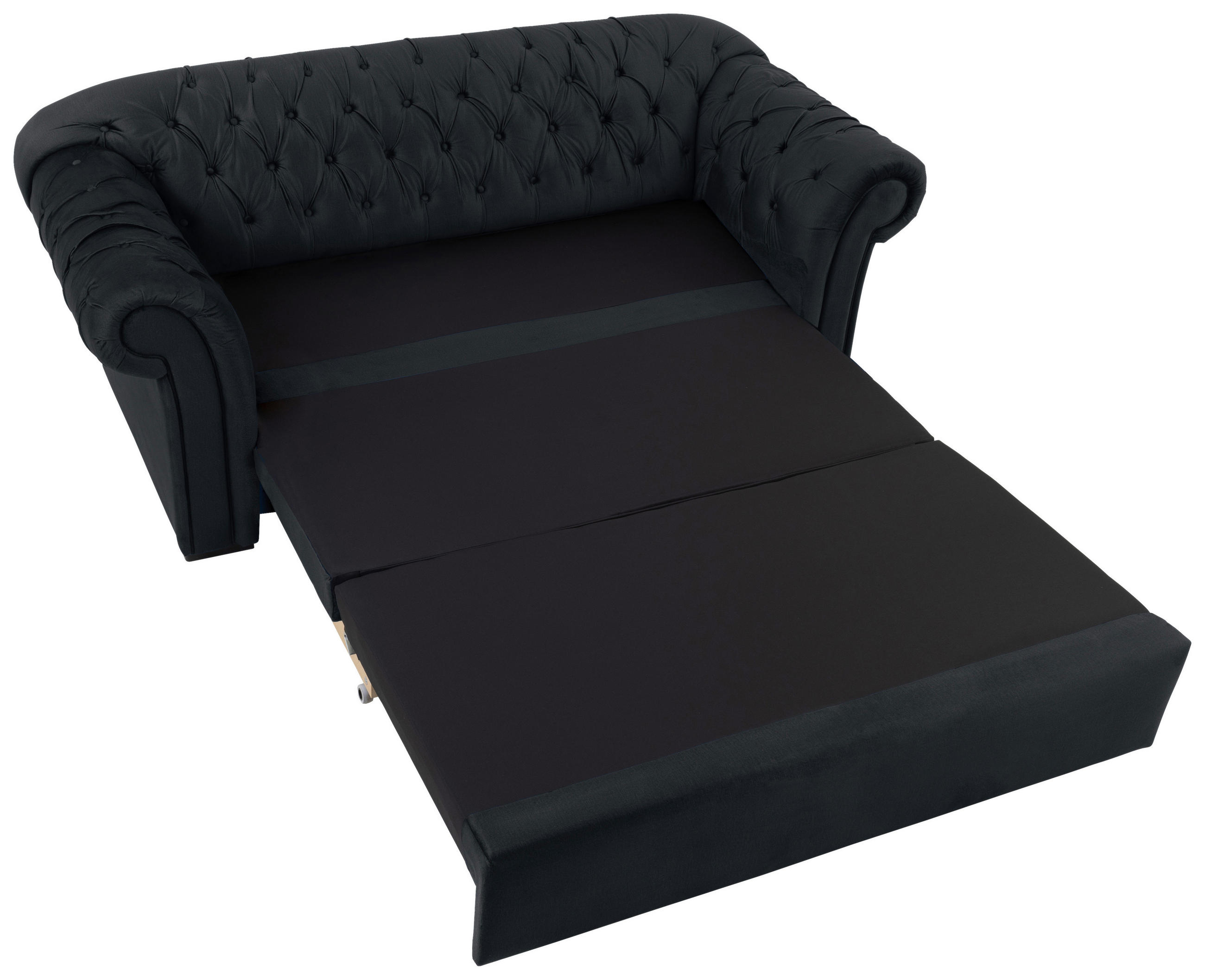 KANAPÉÁGY textil antracit  - fekete/antracit, Design, textil/fa (213/86/99cm) - MID.YOU