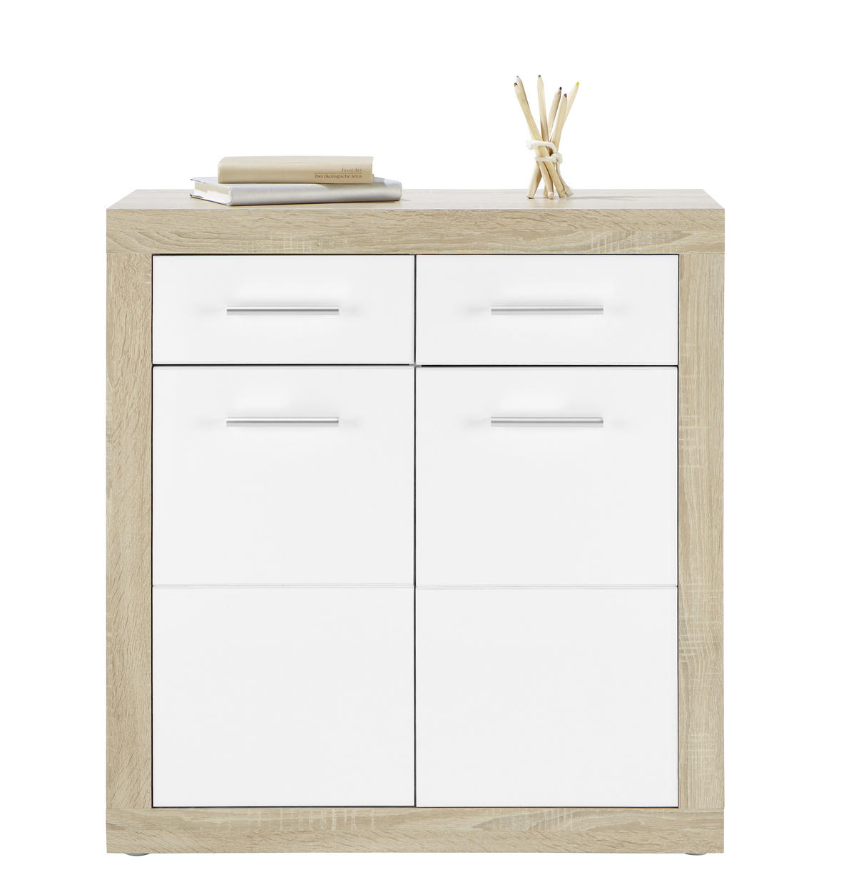 KOMMODE  in  - Silberfarben/Alufarben, Design, Holz/Holzwerkstoff (82/88cm) - Xora