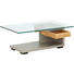 COUCHTISCH in Holz, Glas, Holzwerkstoff 110/65/40 cm - Fango/Eichefarben, KONVENTIONELL, Glas/Holz (110/65/40cm) - Moderano COUCHTISCH in Holz, Glas, Holzwerkstoff 110/65/40 cm - Fango/Eichefarben, KONVENTIONELL, Glas/Holz (110/65/40cm) - Moderano