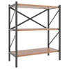 REGAL Honigeiche  - Honigeiche/Schwarz, MODERN, Holzwerkstoff/Metall (66/85/34cm) - MID.YOU