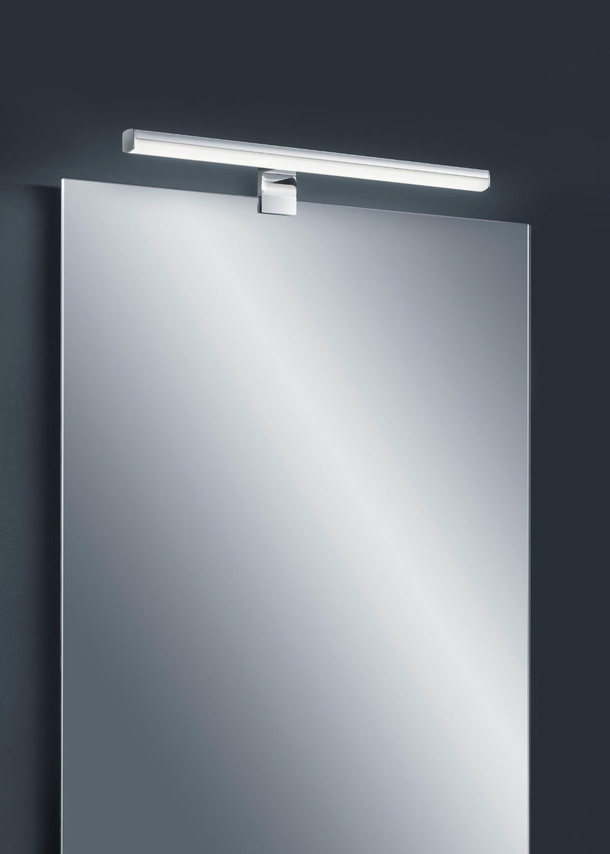 LED-WANDLEUCHTE 49/4/11 cm   - Chromfarben, Design, Kunststoff/Metall (49/4/11cm) - Helestra