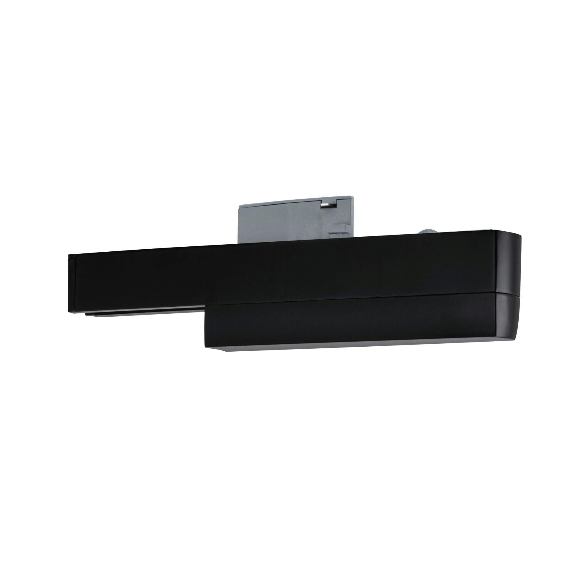 SCHIENENSYSTEM-ADAPTER URail 16,6/5,0 cm   - Schwarz, Basics, Kunststoff (16,6/5,0cm) - Paulmann