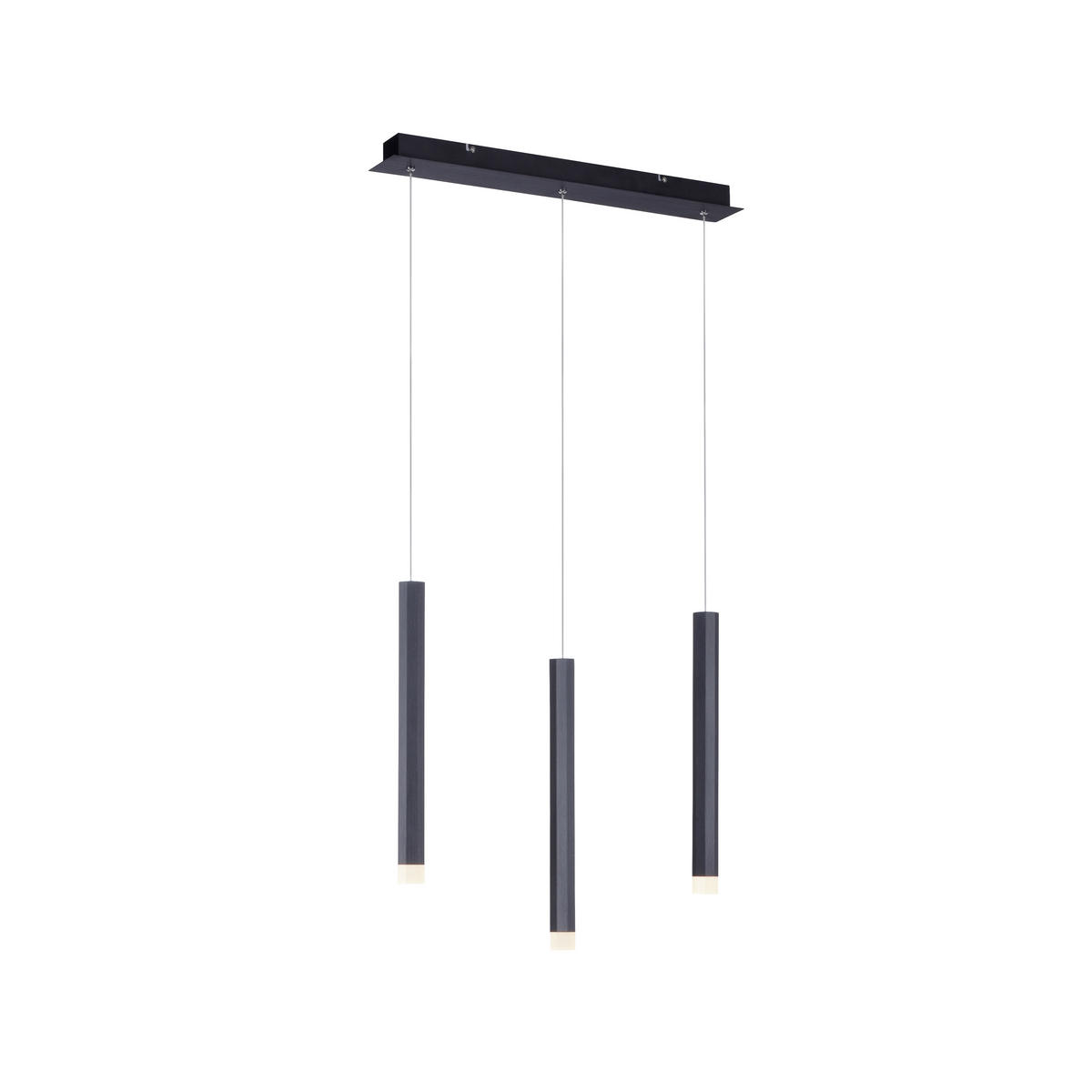 VISEČA LED-SVETILKA  Bruno 18 W/550 lm/3000 K/230 V/ - črna, Trend, kovina/umetna masa (55/8/120cm)