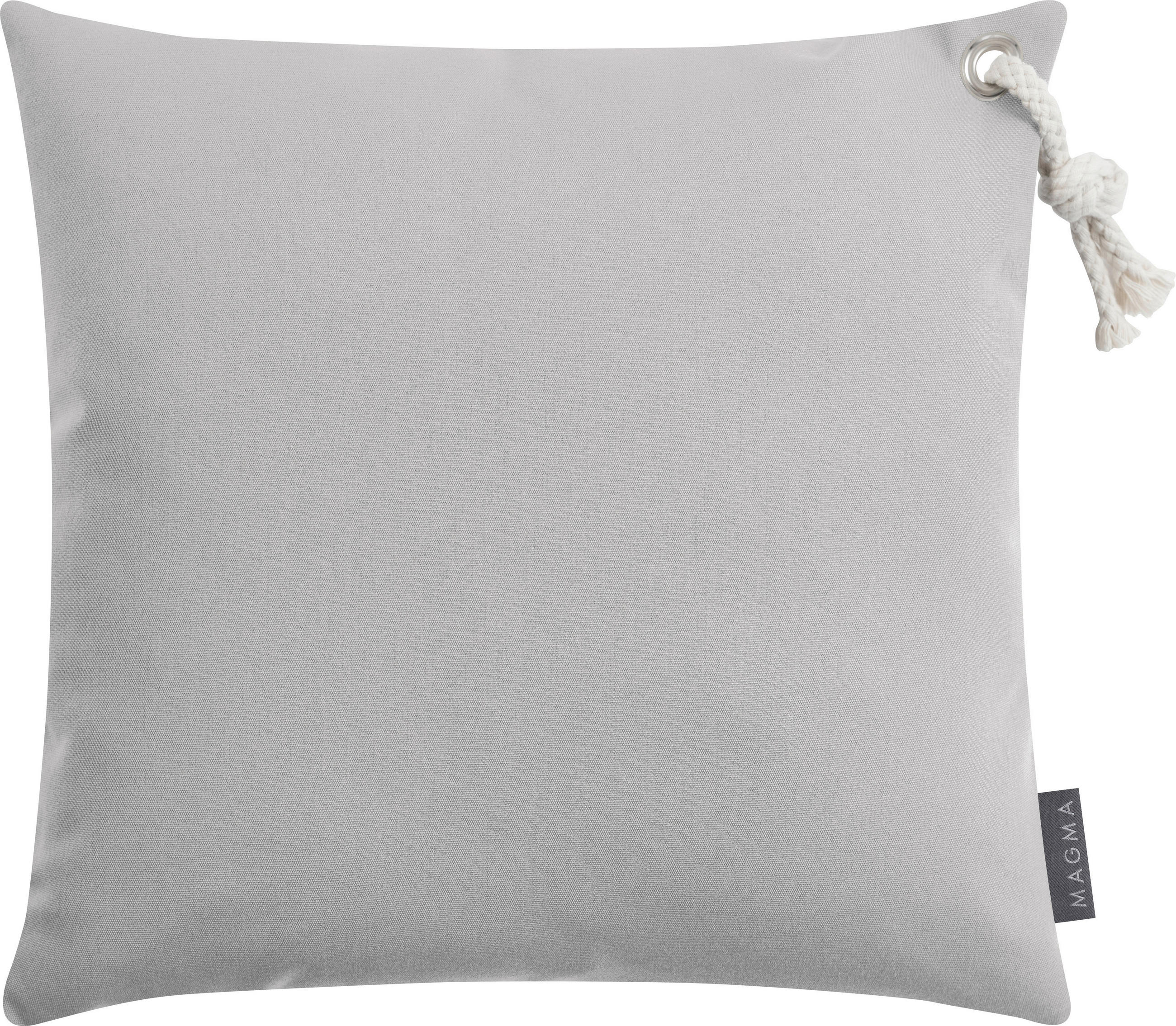 OUTDOOR-KISSENHÜLLE  Uni  - Hellgrau, Basics, Textil (40/40cm)
