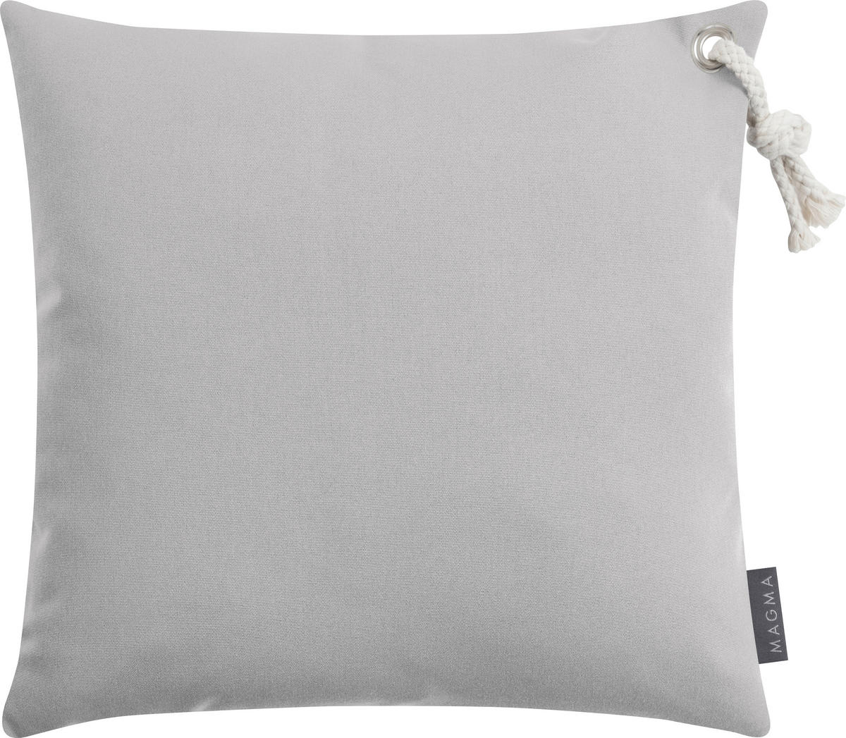 OUTDOOR-KISSENHÜLLE  Uni  - Hellgrau, Basics, Textil (40/40cm)