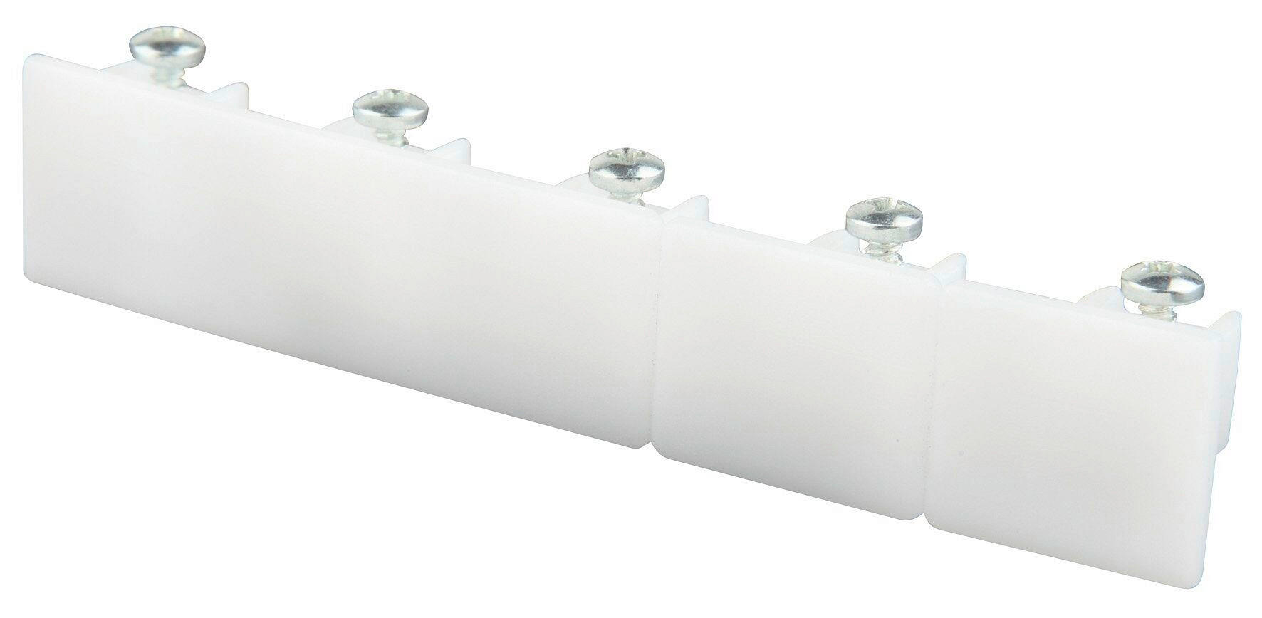 SCHIENENSYSTEM-ENDKAPPE  - Weiß, Basics, Kunststoff (85/2/1,1cm)