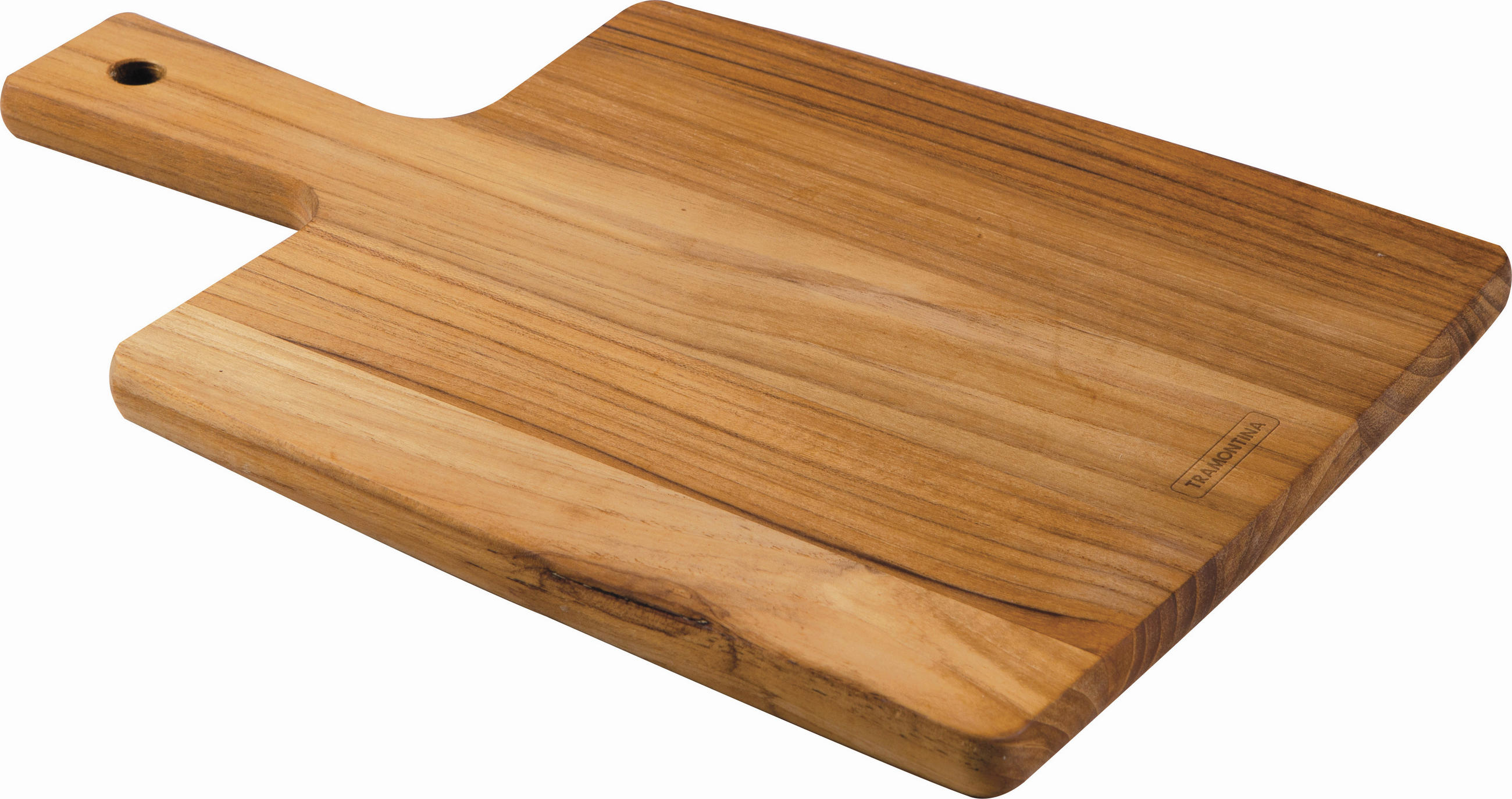 SCHNEIDEBRETT Holz Teakholz Landhaus  - Hellbraun, Basics, Holz (34/23/1,5cm)