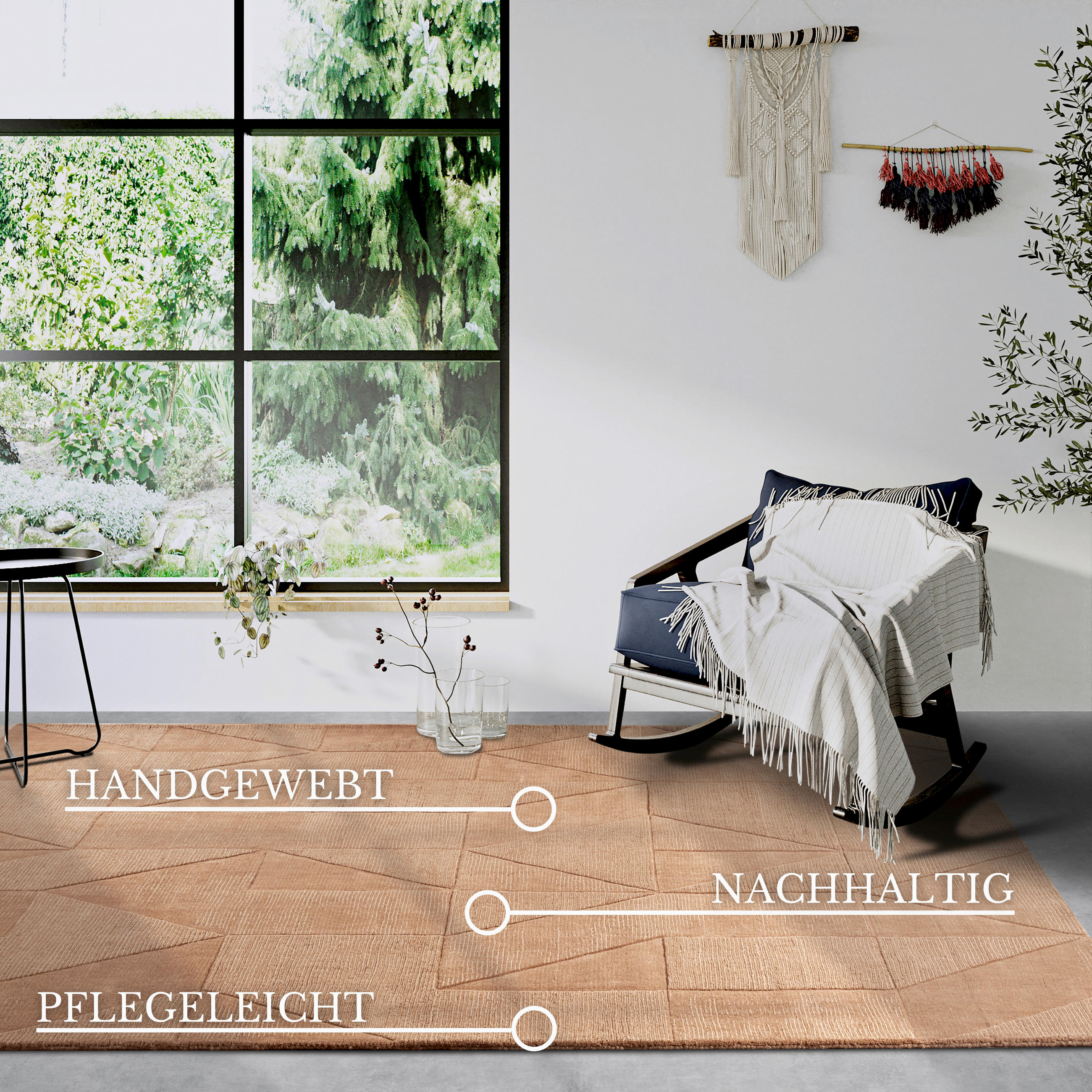 HANDWEBTEPPICH 120/170 cm Kollektion 1906 Kupferfarben  - Kupferfarben, Basics, Textil (120/170cm) - Villeroy & Boch