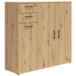 KOMMODE , 120/115/40 cm, 2 Schublade(n)  - Anthrazit/Schwarz, MODERN, Holzwerkstoff/Kunststoff (120/115/40cm) - Carryhome