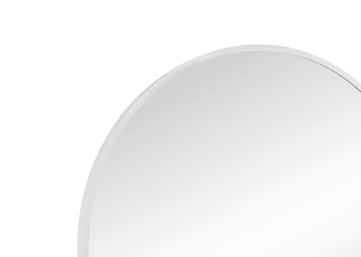 WANDSPIEGEL Weiß  - Weiß, Basics, Glas/Metall (60/60/2,8cm) - Milino