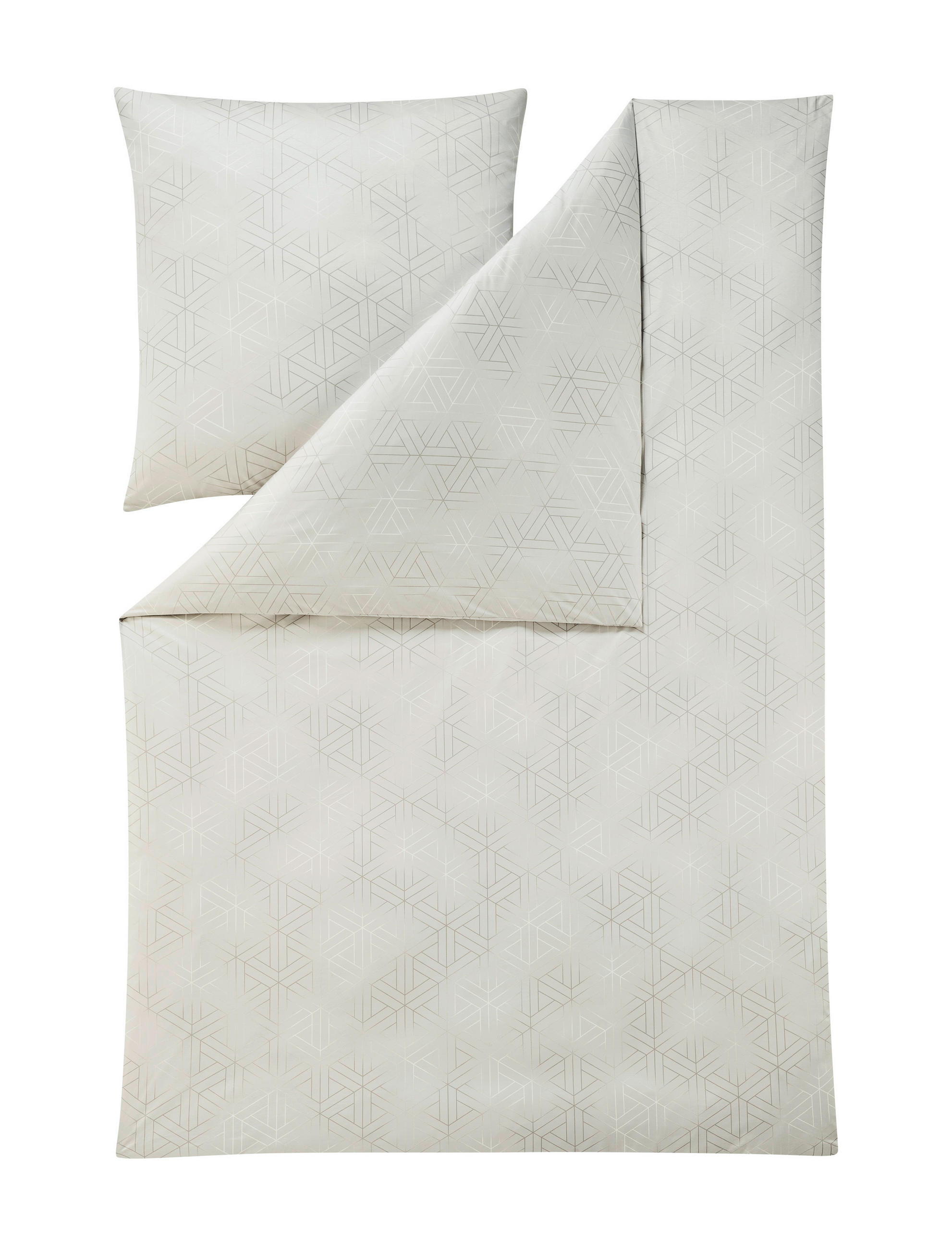 BETTWÄSCHE 135/200 cm Pippa Interlock-Jersey  - Ecru, Basics, Textil (135/200cm) - Estella