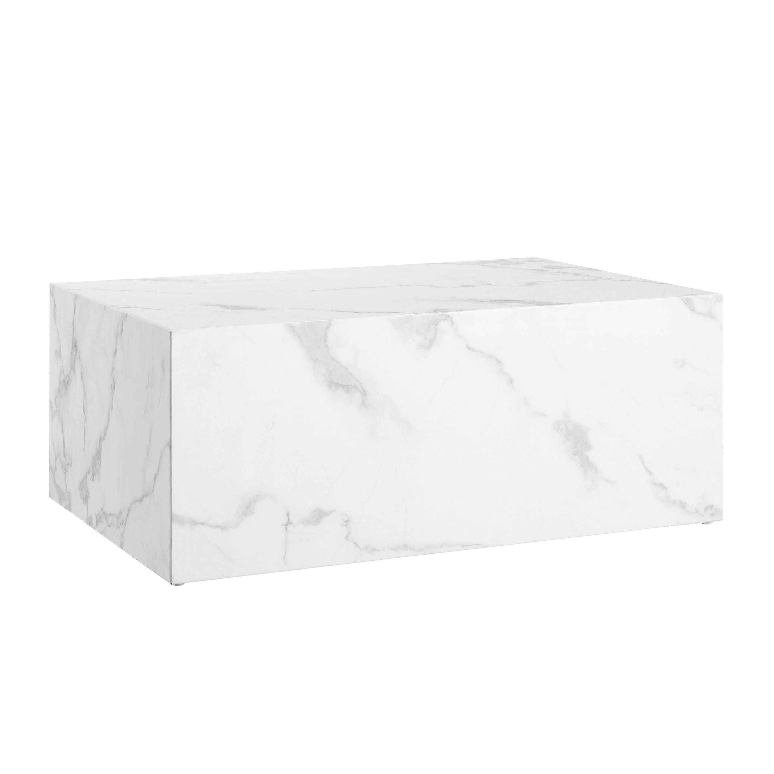 Livetastic KONFERENČNÍ STOLEK, bílá, kompozitní dřevo, 90/60/35 cm
