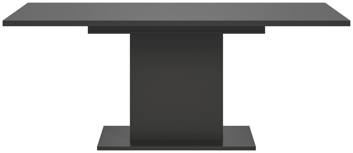 AUSZIEHTISCH Grau rechteckig  ausziehbar  - Grau, KONVENTIONELL, Holzwerkstoff (150-190/76/90cm)