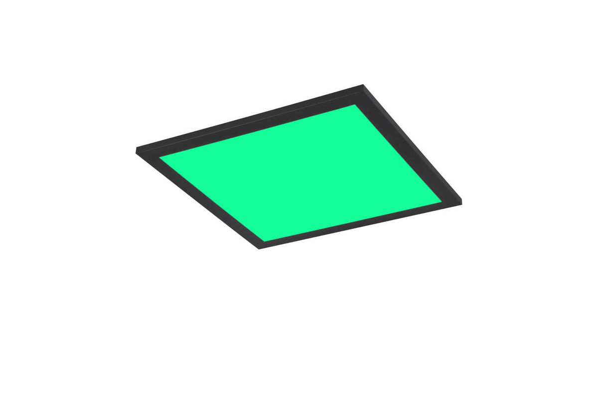 LED-DECKENLEUCHTE     - Schwarz, Konventionell, Metall (29,5cm)