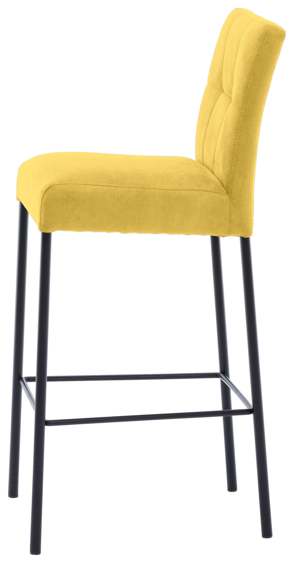 BAROVÁ ŽIDLE, žlutá, černá - černá/žlutá, Design, kov/textil (46/91/61cm) - Xora