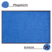 SCHMUTZFANGMATTE  120/180 cm  Blau  - Blau, Basics, Kunststoff/Textil (120/180cm) - Hanse Home