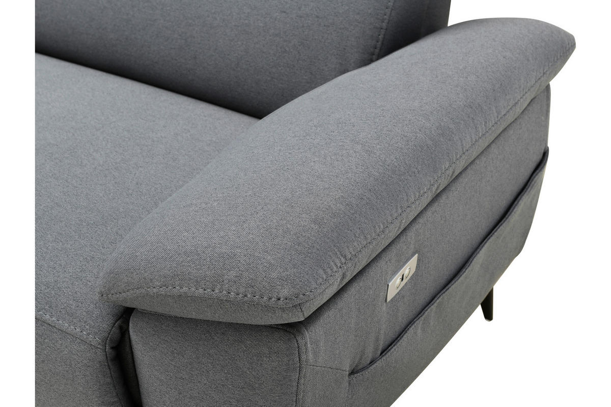 COLȚAR textil gri deschis  - gri deschis/negru, Design, metal/textil (172/262cm) - MID.YOU