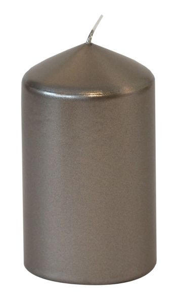STUMPENKERZE 5,7/10 cm  - Grau, KONVENTIONELL (5,7/10cm)