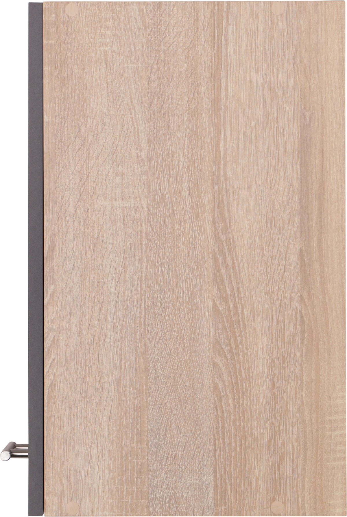 KÜCHENOBERSCHRANK 50/56,1/34,6 cm  in Grau, Eichefarben  - Eichefarben/Silberfarben, Basics, Holzwerkstoff/Metall (50/56,1/34,6cm) - Respekta