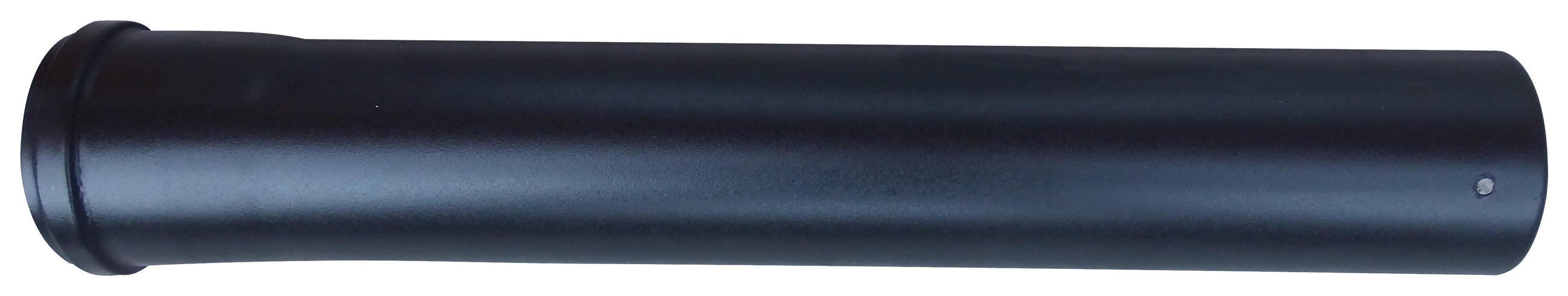 Ofenrohr Gerade Ø 8 Cm L: 15 Cm Schwarz Keramikbeschichtet