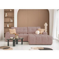 ECKSOFA  in Rot  268/184 cm  - Rot/Schwarz, Design, Kunststoff/Textil (268/184cm) - MID.YOU