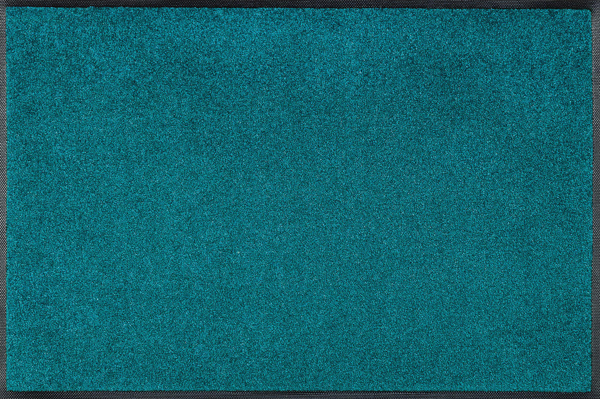 LÄUFER 60/180 cm Peacock Green Grün, Türkis  - Türkis/Grün, KONVENTIONELL, Kunststoff (60/180cm) - wash+dry