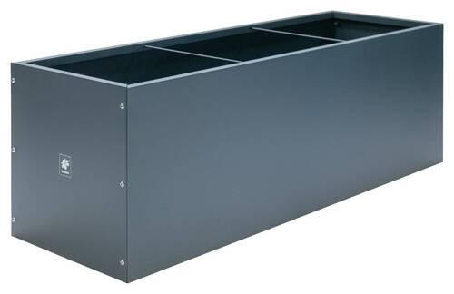 PFLANZENTOPF  - Anthrazit, Basics, Metall (50/50/150cm)