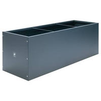 PFLANZENTOPF  - Anthrazit, Basics, Metall (50/50/150cm)
