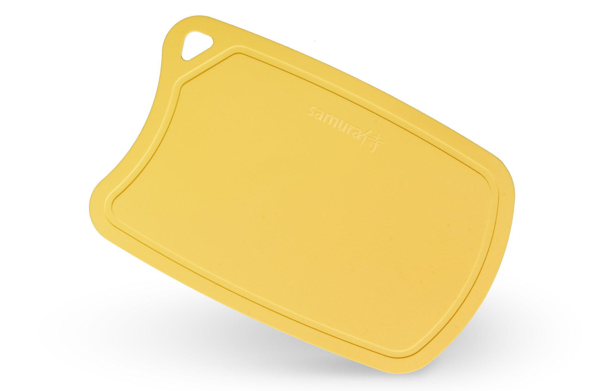 DASKA ZA REZANJE  plastika  SAMURA  - žuta, Basics, plastika (38/25/2cm) - Samura