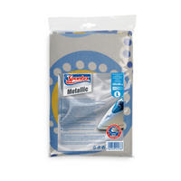 POTAH NA ŽEHLICÍ PRKNO - barvy hliníku, Basics, textil (22/35/1.8cm) - SPONTEX