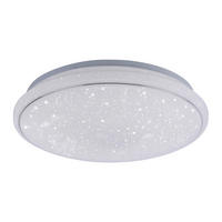 LED-DECKENLEUCHTE Lolasmart-Jupi 44/44/11 cm  - Weiß, KONVENTIONELL, Kunststoff/Metall (44/44/11cm)