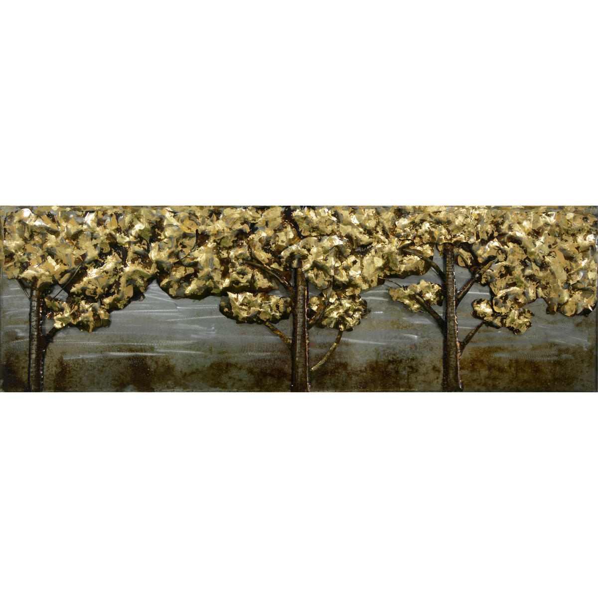SLIKA METALNA     55/180 cm       - zlatne boje, Trend, metal (55/180cm) - Monee