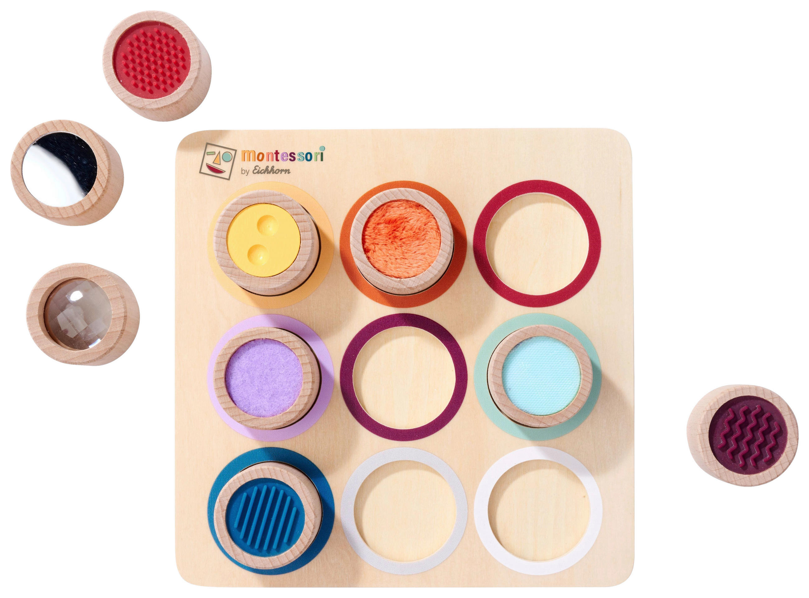 LERNSPIEL  - Multicolor, Basics, Holz (5/19,5/19,5cm) - Eichhorn