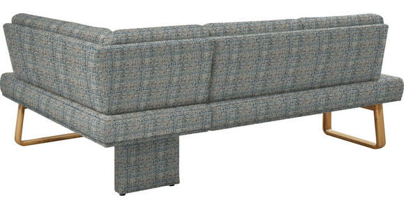 ECKBANK 280/174 cm in Grau, Eichefarben - Eichefarben/Grau, Design, Holz/Textil (280/174cm) - Dieter Knoll