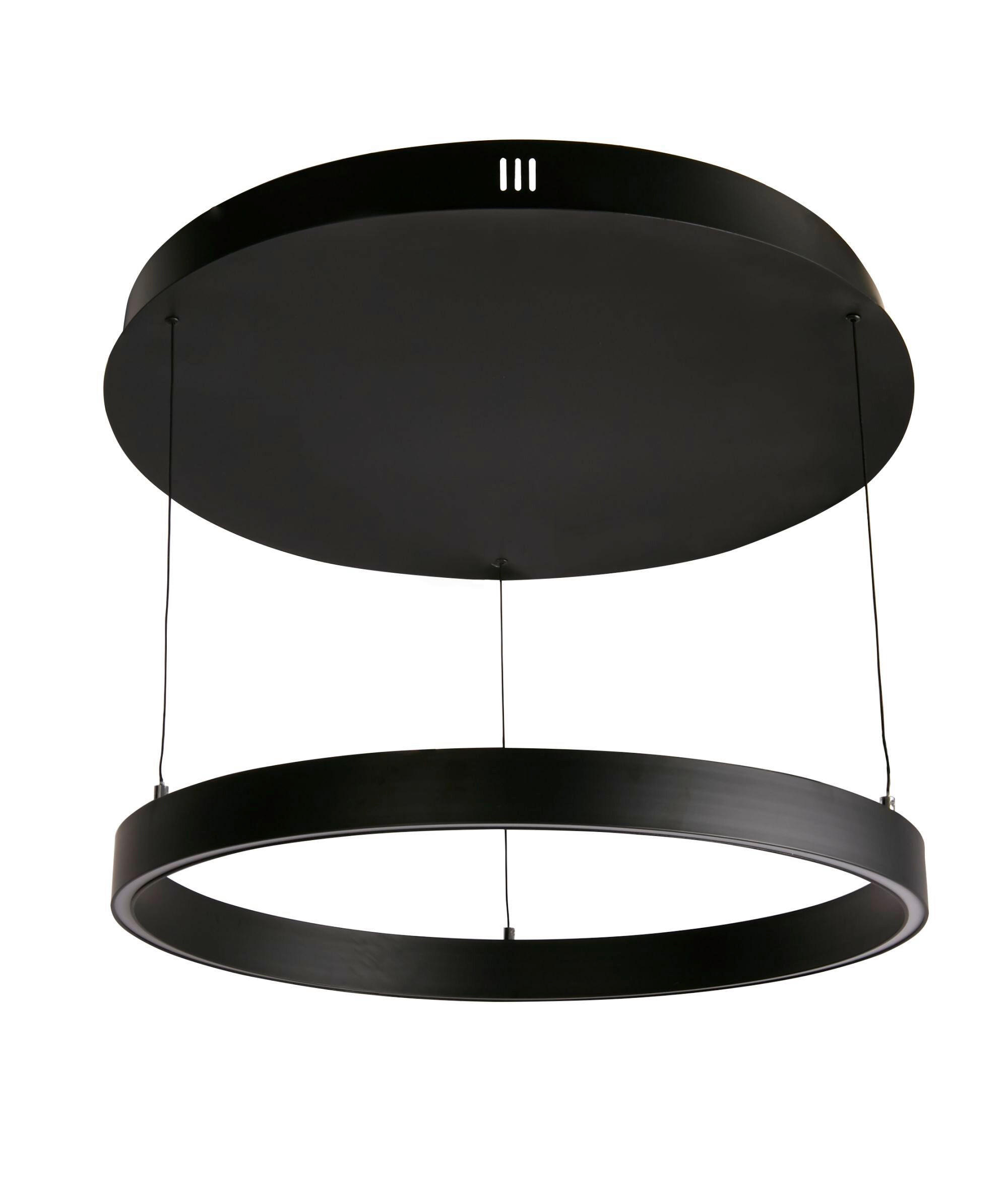 LED-HÄNGELEUCHTE Layla Pendant 64/11.5 cm   - Schwarz, Design, Metall (64/11.5cm) - Searchlight