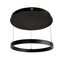 LED-HÄNGELEUCHTE Layla Pendant 64/11.5 cm   - Schwarz, Design, Metall (64/11.5cm) - Searchlight