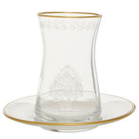 TEEGLAS  - Goldfarben, Basics, Glas/Metall (12/12/10cm) - Ambia Home