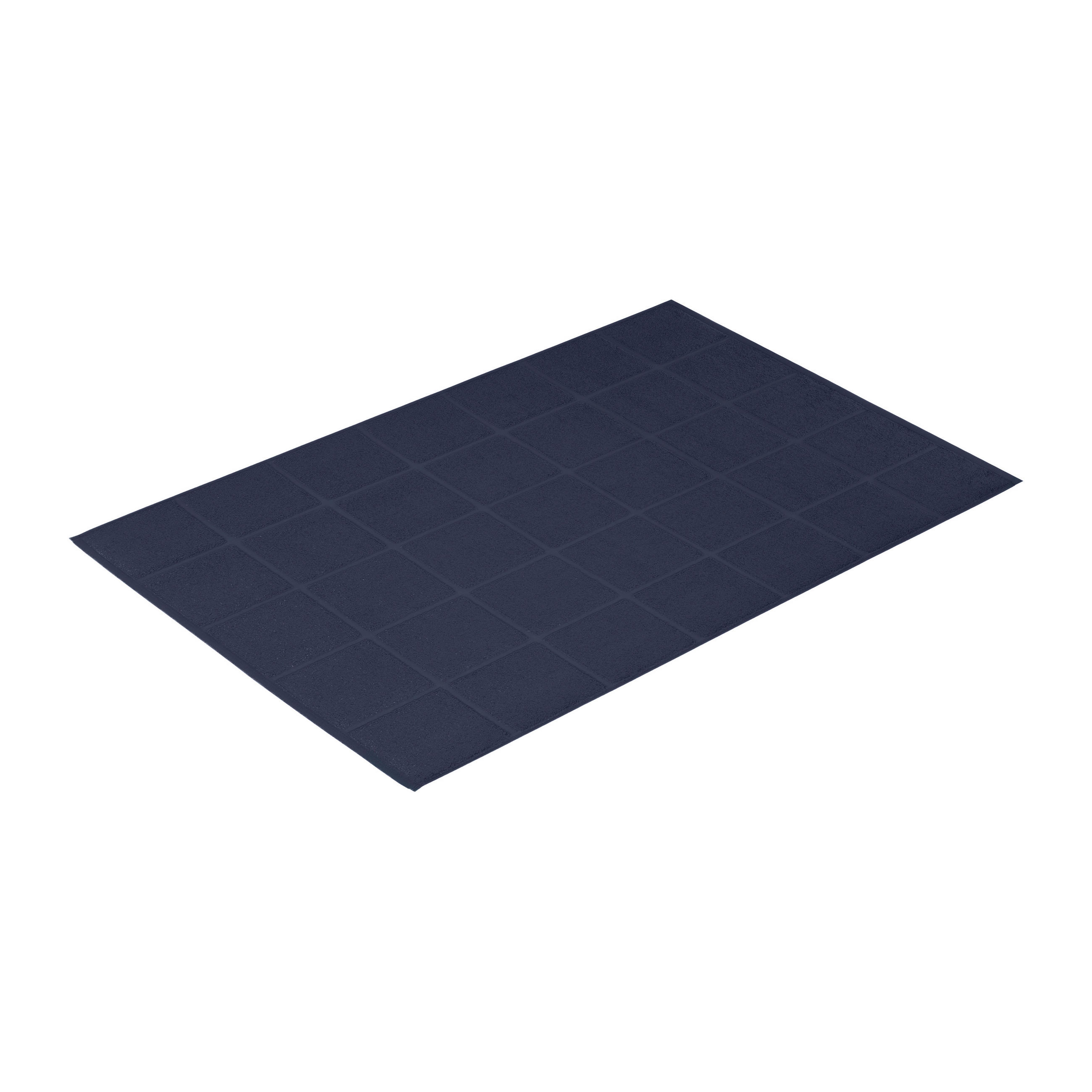 BADEMATTE Prato Blau 090/60 cm  - Blau, Basics, Textil (090/60cm) - Vossen