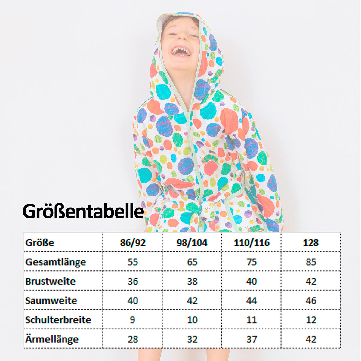 KINDERBADEMANTEL 128  - Multicolor, Basics, Textil (128null)