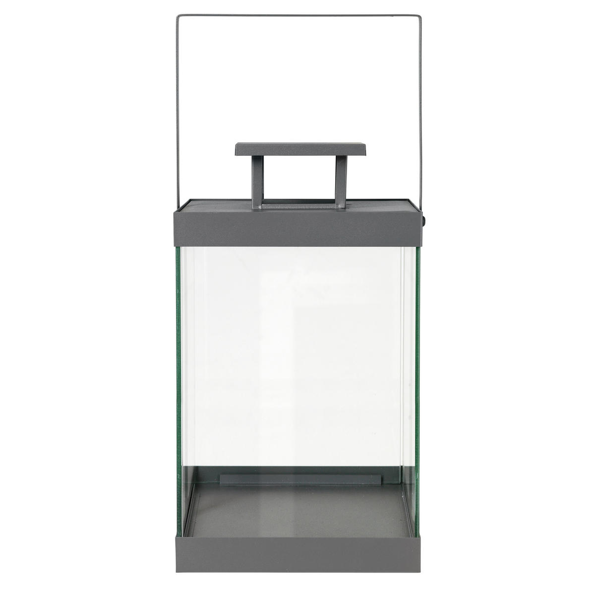 LATERNE - Grau, Design, Glas/Metall (20,5/36/21cm) - Blomus