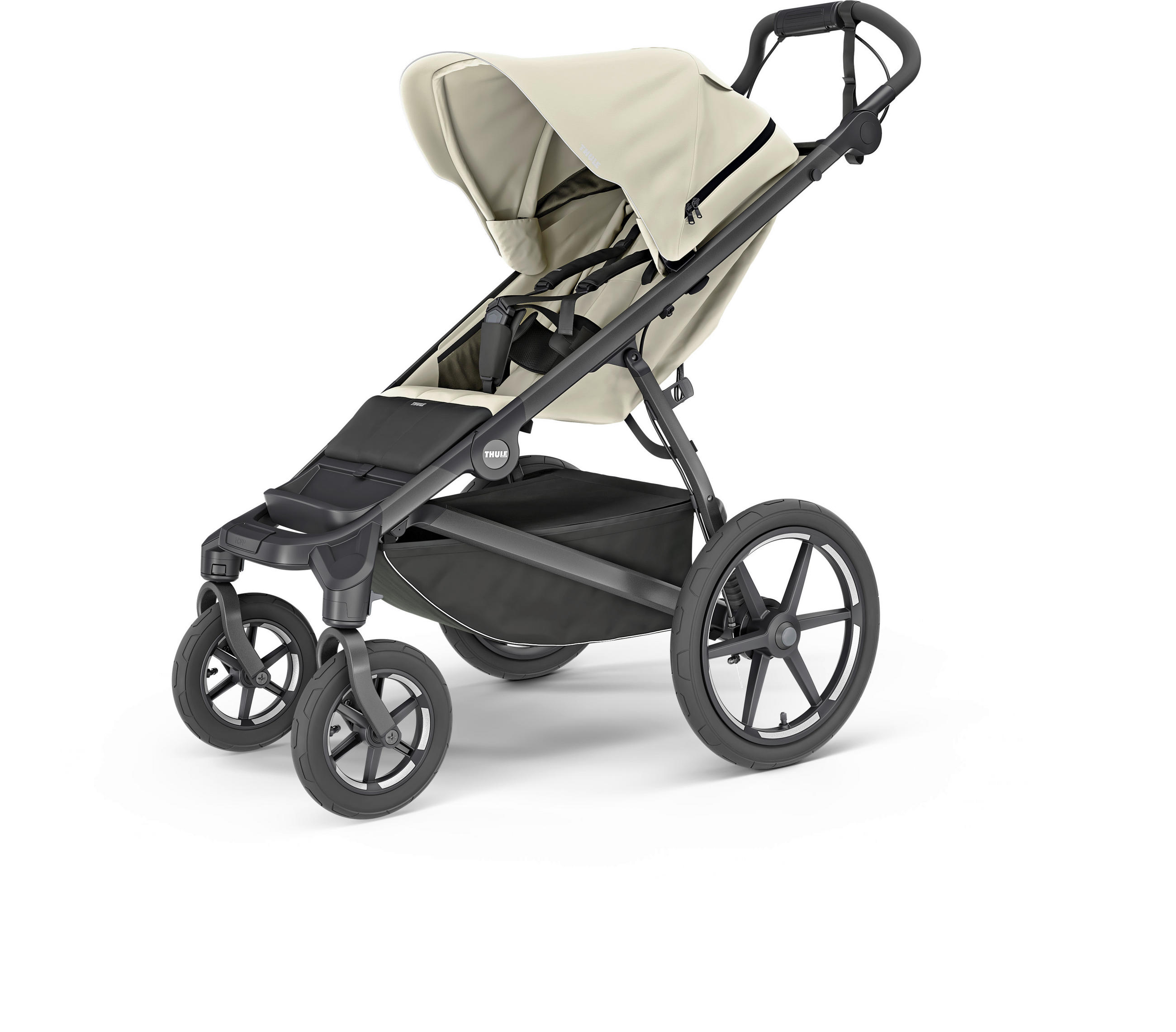 JOGGER Urban Glide 4-Wheel  - Beige/Schwarz, Basics, Textil/Metall (91/35/62cm) - Thule