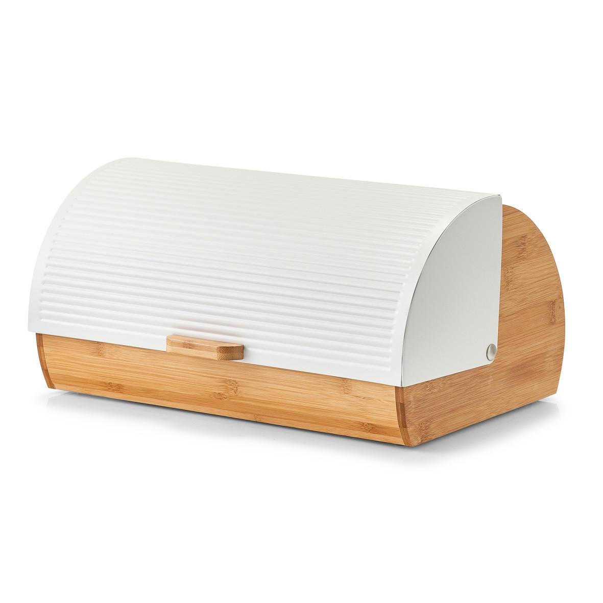 BROTKASTEN - Naturfarben/Weiß, Basics, Holz/Metall (39/27/19cm) - Zeller Present