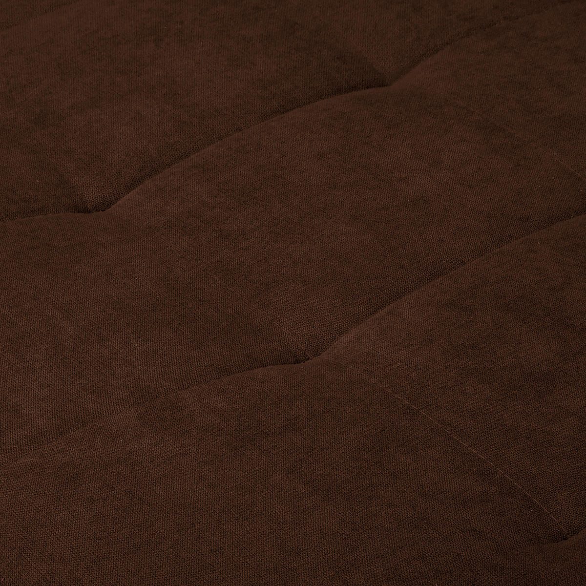 ECKSOFA inkl. Hocker Ariella in Mikrofaser Dunkelbraun  161/231 cm  - Dunkelbraun/Naturfarben, Design, Holz/Textil (161/231cm) - Livetastic