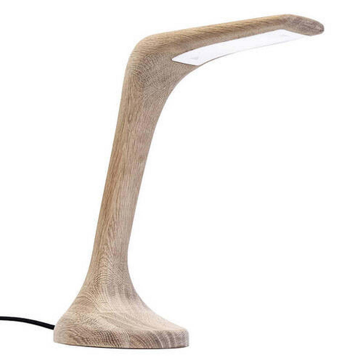 LED-SCHREIBTISCHLEUCHTE   - Eichefarben, Natur, Holz (35cm)
