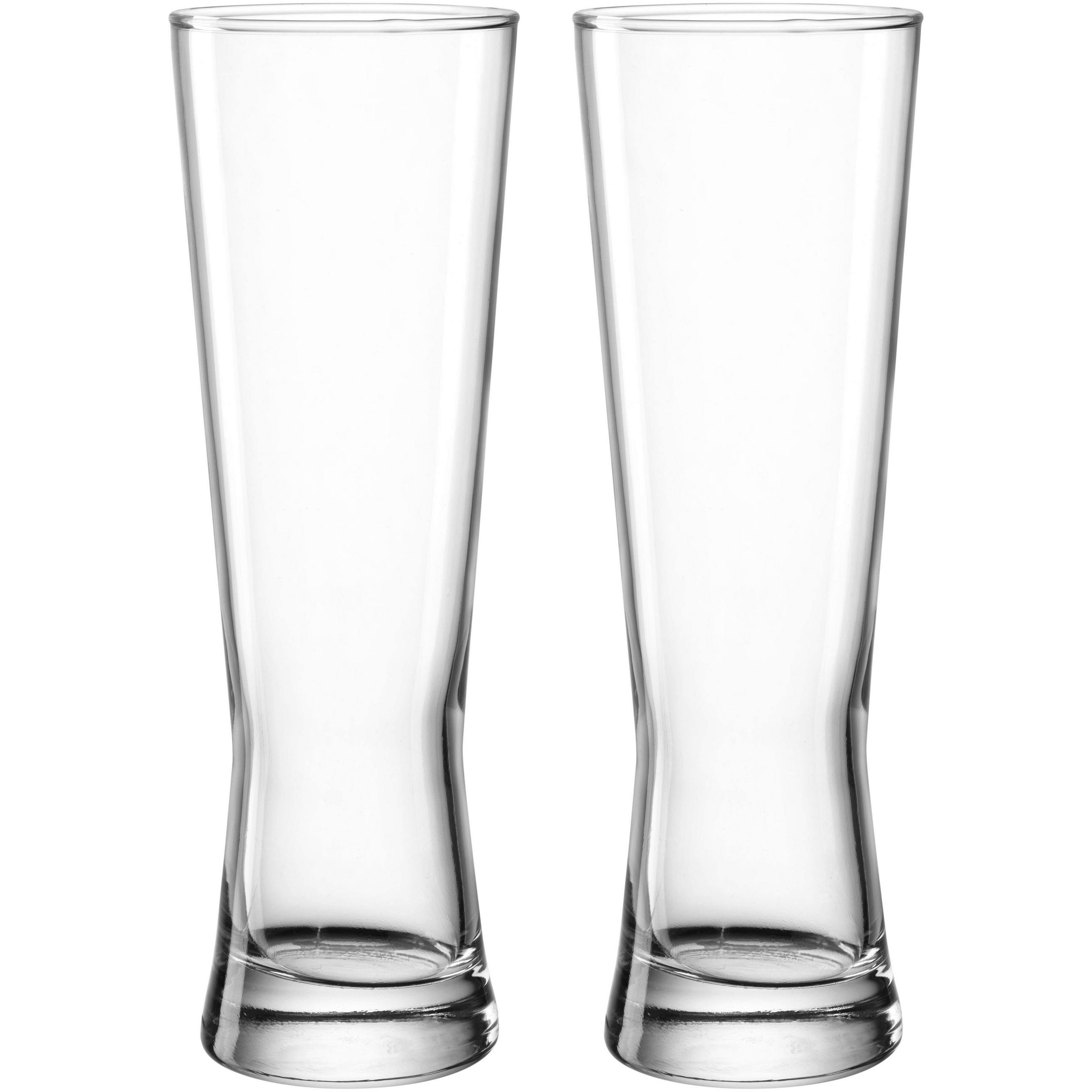WEIZENBIERGLÄSERSET 2-teilig  - Transparent, KONVENTIONELL, Glas (17/25,6/8,5cm) - Leonardo