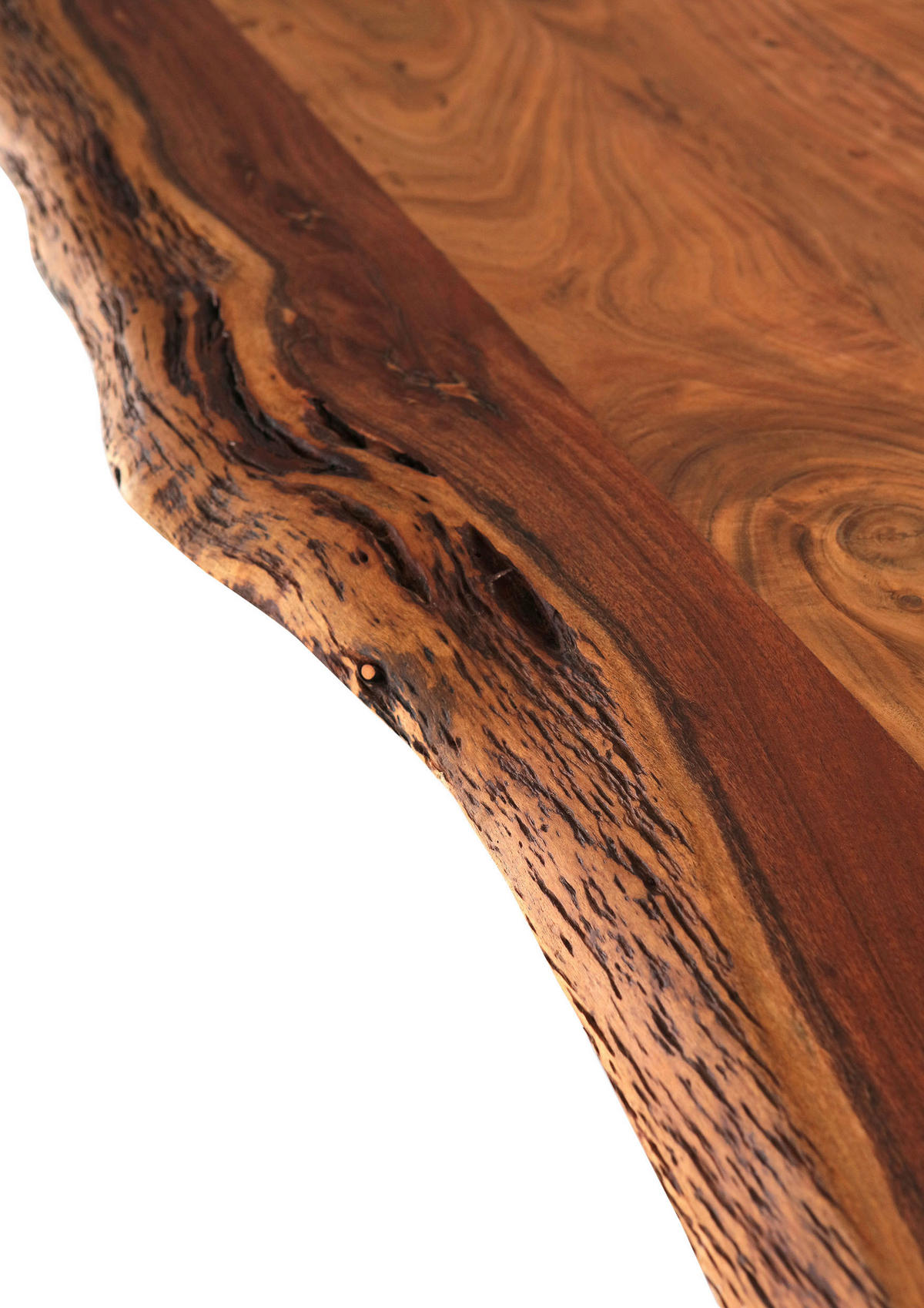 ESSTISCH Akazie massiv rechteckig Naturfarben, Schwarz  - Anthrazit/Schwarz, Natur, Holz/Metall (200/100/76cm) - Lomoco