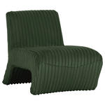 SESSEL in Cord Dunkelgrün  - Dunkelgrün/Schwarz, KONVENTIONELL, Kunststoff/Textil (68/72/89cm) - Carryhome