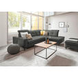 ECKSOFA  in Chenille Dunkelgrau  310/240 cm  - Dunkelgrau/Schwarz, Design, Textil/Metall (310/240cm) - Xora